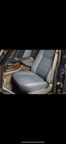 Range Rover Leather Seat Covers - mail order textured leather OE stitch pattern